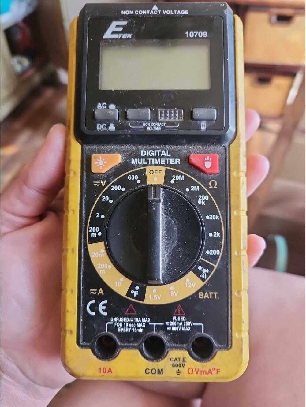 Everstart Digital Multimeter 10709WDI Built In Flashlight & Stand Parts Only!.
